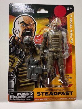 Final Faction Alpha Team 1 Action Figure - Master Sergeant (MSGT) Steadfast